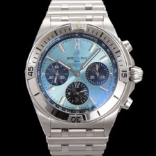 홍콩명품 [브라이틀링] 남성용 크로노맷 B01 오토매틱 ETA7750-2 타입 42mm 메탈줄 스카이블루다이얼 bre75106  