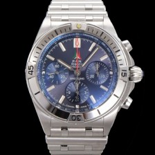 홍콩명품 [브라이틀링] 남성용 크로노맷 B01 오토매틱 ETA7750-2 타입 42mm 메탈줄 블루다이얼 bre01957  