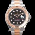 홍콩명품 [로렉스] 남성용 2022신형! 요트마스터 로즈골드 m126622 투톤콤비 40미리 Cal.3235 오토매틱 무브먼트 블랙 다이얼 ROL35156  