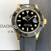 홍콩명품 [로렉스] 남성용 신형 요트마스터 m226658-0001 18K 옐로우골드 42mm 오토매틱 Cal.3235 타입 블랙 다이얼 rol12359  