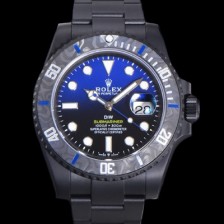 홍콩명품 [로렉스] 남성용 904L스틸!! 서브마리너 40mm 카본베젤 오토매틱 Cal.3135 블루 블랙 콜라보 다이얼 rol49208  