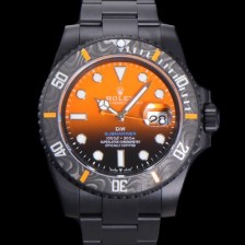 홍콩명품 [로렉스] 남성용 904L스틸!! 서브마리너 40mm 카본베젤 오토매틱 Cal.3135 오렌지 블랙 콜라보 다이얼 rol49210  