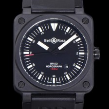 홍콩명품 [벨엔로즈] 남성용 BR03-92 다이버 세라믹 오토매틱 9015 타입 42mm 우레탄줄 블랙 다이얼 bel80302  