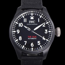 홍콩명품 [아이더블유씨] 남성용 파일럿 IW329801 오토매틱 43.8mm 세라믹재질 나토천/가죽줄 믹스 블랙 다이얼 iwc29049  