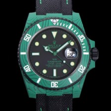 홍콩명품 [로렉스] 남성용 서브마리너 41mm 리얼그린 포지드카본 오토매틱 Cal.3135 블랙 다이얼 rol49214  