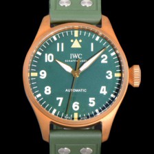 홍콩명품 [아이더블유씨] 남성용 빅 파일럿 워치 IW329702 브론즈 스핏파이어 43mm 오토매틱 9015 타입 러버스트랩 그린다이얼 iwc39264  