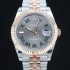 홍콩명품 [로렉스] 남성용 904L스틸!! 2022신형 데이저스트 41mm II m126334 그레이 다이얼 로마인덱스 18K 로즈골드 신형 Cal.3235 오토매틱 무브먼트 ROL06118  