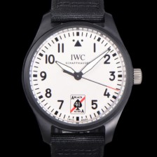홍콩명품 [아이더블유씨] 남성용 파일럿 IW326905 오토매틱 41mm 세라믹재질 나토천/가죽줄 믹스 블랙 다이얼 iwc29054  