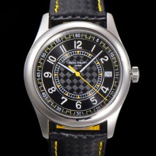 홍콩명품 [파택필립] 남성용 칼라트라바 Ref.6007G-011 오토매틱 Cal.324 타입 40mm 가죽줄 블랙다이얼 pat78244  