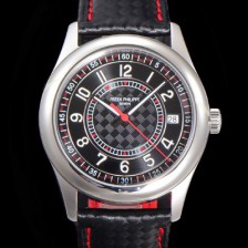 홍콩명품 [파택필립] 남성용 칼라트라바 Ref.6007G-010 오토매틱 Cal.324 타입 40mm 가죽줄 블랙다이얼 pat78245  