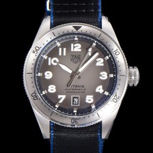 홍콩명품 [태그호이어] 남성용 오타비아 WBE5114 베스트에디션 오토매틱 42미리 가죽줄 그레이다이얼 TAG73877  