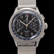 홍콩명품 [브라이틀링] 남성용 프리미에르 AB0145221B1P1 크로노그래프 7750 타입 오토매틱 42mm 메쉬밴드 블랙 다이얼 bre6020  