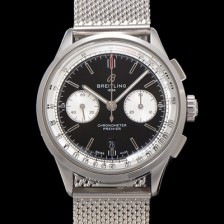 홍콩명품 [브라이틀링] 남성용 프리미에르 AB0118371B1P2 크로노그래프 7750 타입 오토매틱 42mm 메쉬밴드 블랙 다이얼 bre6022  
