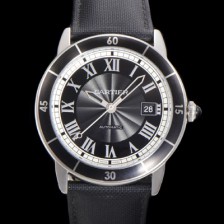 홍콩명품 [까르띠에] 롱드 끄로아지에 WSRN0003 오토매틱 ETA2824-2 42mm 남성용시계 나토천스트랩 블랙 다이얼 car69311  