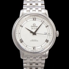 홍콩명품 [오메가] 남성용 드빌 프레스티지 424.10.40.20.02.005 오토매틱 Cal.8800타입 39.5mm 메탈줄 화이트 다이얼 omg20191  