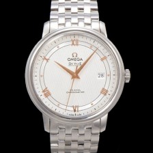 홍콩명품 [오메가] 남성용 드빌 프레스티지 424.10.40.20.02.004 오토매틱 Cal.8800타입 39.5mm 메탈줄 화이트 다이얼 omg20193  