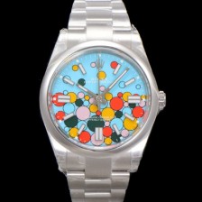 홍콩명품 [로렉스] 남성용 904스틸 오이스터 m124300-0008 퍼페추얼 41mm 오토매틱 Cal.3230 타입 터콰이즈 블루 다이얼 rol5308  