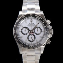 홍콩명품 [로렉스] 남성용 코스모그래프 데이토나 m126500LN-0001 세라믹 베젤 40mm 크로노그래프 7750 오토매틱 무브먼트 화이트 다이얼 rol5323  
