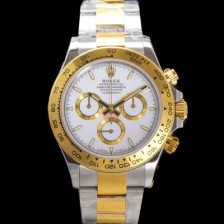 홍콩명품 [로렉스] 남성용 코스모그래프 데이토나 m126503-0001 18K 옐로우골드 40mm 크로노그래프 7750 오토매틱 무브먼트 화이트 다이얼 rol5333  