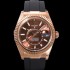 홍콩명품 [로렉스] 남성용 스카이더웰러 m336235-0002 18K 로즈골드 42mm 오토매틱 Cal.9002 타입 우레탄줄 초콜렛 다이얼 rol5312  