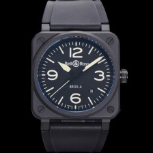 홍콩명품 [벨엔로즈] 남성용 인스트루먼트03 BR03A-BL-CESRB 오토매틱 2892타입 42mm 세라믹 우레탄줄 블랙 다이얼 bel4107  