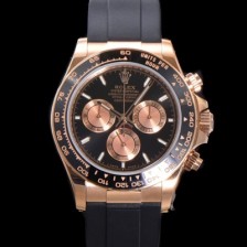 홍콩명품 [로렉스] 남성용 코스모그래프 데이토나 m126515ln-0002 세라믹 베젤 18K 로즈골드 40mm 크로노그래프 7750 오토매틱 무브먼트 블랙 다이얼 rol5327  