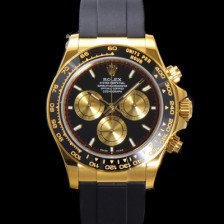 홍콩명품 [로렉스] 남성용 코스모그래프 데이토나 m126518ln-0004 세라믹 베젤 18K 옐로우골드 40mm 크로노그래프 7750 오토매틱 무브먼트 블랙 다이얼 rol5329  