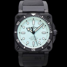 홍콩명품 [벨엔로즈] 남성용 인스트루먼트03 BR03A-D-LM-CESRB 오토매틱 9015타입 42mm 세라믹 우레탄줄 블루 다이얼 bel4111  