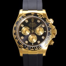 홍콩명품 [로렉스] 남성용 코스모그래프 데이토나 m126518ln-0005 세라믹 베젤 18K 옐로우골드 40mm 크로노그래프 7750 오토매틱 무브먼트 블랙 다이얼 rol5331  