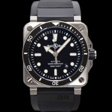 홍콩명품 [벨엔로즈] 남성용 인스트루먼트03 BR03A-BL-STSRB 오토매틱 9015타입 42mm 우레탄줄 블랙 다이얼 bel4114  