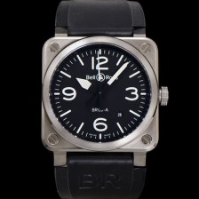 홍콩명품 [벨엔로즈] 남성용 인스트루먼트03 BR03A-D-BL-STSRB 오토매틱 9015타입 42mm 우레탄줄 블랙 다이얼 bel4113  