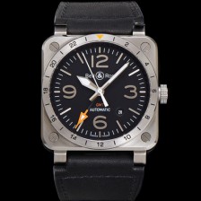 홍콩명품 [벨엔로즈] 남성용 인스트루먼트03 BR0393-GMT-STSCA 오토매틱 2836-타입 42mm 우레탄줄 블랙 다이얼 bel4116  