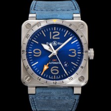 홍콩명품 [벨엔로즈] 남성용 인스트루먼트03 BR0393-BLU-STSCA 오토매틱 2836타입 42mm 우레탄줄 블루 다이얼 bel4117  