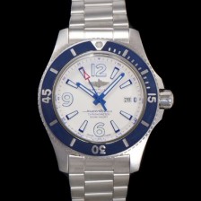 홍콩명품 [브라이틀링] 남성용 슈퍼오션 A17366D81A1S1 오토매틱 2824타입 42mm 메탈줄 화이트 다이얼 bre6045  