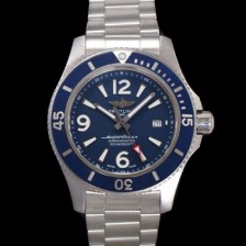 홍콩명품 [브라이틀링] 남성용 슈퍼오션 A17366D81C1S2 오토매틱 2824타입 42mm 메탈줄 블루 다이얼 bre6046  