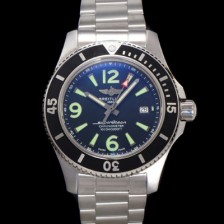 홍콩명품 [브라이틀링] 남성용 슈퍼오션 A17367D71B1S1 오토매틱 2824타입 44mm 메탈줄 블랙 다이얼 bre6047  