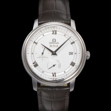 홍콩명품 [오메가] 남성용 드빌 424.13.40.21.02.004 프레스티지 코-액시얼 39.5mm 오토매틱 Cal.2627 타입 빈티지 실버 실크 다이얼 omg0166  