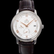 홍콩명품 [오메가] 남성용 드빌 424.13.40.21.02.001 프레스티지 코-액시얼 39.5mm 오토매틱 Cal.2627 타입 빈티지 실버 다이얼 omg0164  