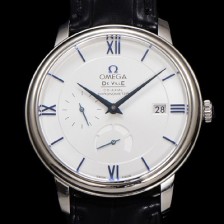 홍콩명품 [오메가] 남성용 드빌 424.53.40.21.04.001 프레스티지 코-액시얼 39.5mm 오토매틱 Cal.2627 타입 화이트 다이얼 omg0173  