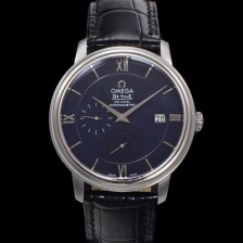 홍콩명품 [오메가] 남성용 드빌 424.13.40.21.03.001 프레스티지 코-액시얼 39.5mm 오토매틱 Cal.2627 타입 블루 다이얼 omg0168  