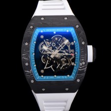 홍콩명품 [리차드밀레] 남성용 RM055 NTPT 카본 케이스 50mm 스켈레톤 다이얼 기계식 수동형 무브먼트 ric0258  