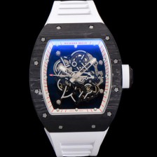 홍콩명품 [리차드밀레] 남성용 RM055 NTPT 카본 케이스 50mm 스켈레톤 다이얼 기계식 수동형 무브먼트 ric0260  