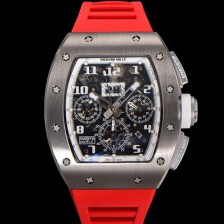 홍콩명품 [리차드밀레] 남성용 RM11-FM 티타늄 케이스/스텐레스 스틸 베젤 크로노그래프 50mm 오토매틱 무브먼트 스켈레톤 다이얼 ric0250  