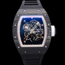 홍콩명품 [리차드밀레] 남성용 RM055 NTPT 카본 케이스 50mm 스켈레톤 다이얼 기계식 수동형 무브먼트 ric0263  