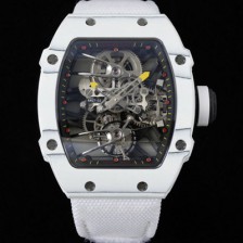 홍콩명품 [리차드밀레] 남성용 RM27-02 투어빌론 라파엘 나달 47mm 기계식 수동형 무브먼트 스켈레톤 다이얼 ric0274  