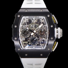 홍콩명품 [리차드밀레] 남성용 RM11-03 티타늄 케이스/블랙 PVD코딩 베젤 크로노그래프 50mm 오토매틱 무브먼트 스켈레톤 다이얼 ric0255  