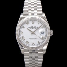 홍콩명품 [로렉스] 남성용 904L스틸!! 신형 데이저스트 36mm II m126234-0025 오토매틱 Cal.3235 무브먼트 로마인덱스 화이트 다이얼 rol5385  