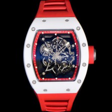 홍콩명품 [리차드밀레] 남성용 RM055 부바왓슨 세라믹 50mm 기계식 수동형 무브먼트 스켈레톤 다이얼 ric0308  