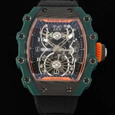 홍콩명품 [리차드밀레] 남성용 RM21-02 투어빌론 포지드 카본 51mm 투르비용 무브먼트 스켈레톤 다이얼 ric0305  