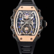 홍콩명품 [리차드밀레] 남성용 RM21-02 투어빌론 포지드 카본 51mm 투르비용 무브먼트 스켈레톤 다이얼 ric0300  